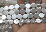 CSB2133 15.5 inches 10*12mm oval shell pearl beads wholesale