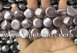 CSB2156 15.5 inches 14*14mm - 15*15mm baroque shell pearl beads