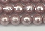 CSB2241 15.5 inches 6mm round wrinkled shell pearl beads wholesale