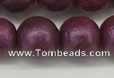 CSB2256 15.5 inches 16mm round wrinkled shell pearl beads wholesale