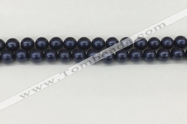 CSB2341 15.5 inches 6mm round wrinkled shell pearl beads wholesale