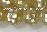 CSB4021 15.5 inches 12mm ball abalone shell beads wholesale