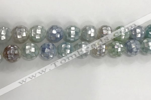 CSB4042 15.5 inches 16mm ball abalone shell beads wholesale