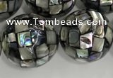 CSB4051 15.5 inches 18mm ball abalone shell beads wholesale