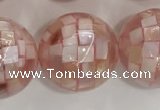 CSB4060 15.5 inches 20mm ball abalone shell beads wholesale