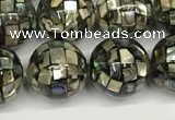 CSB4100 15.5 inches 10mm ball abalone shell beads wholesale