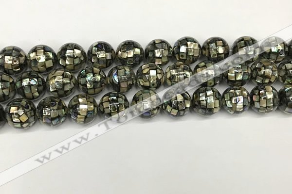 CSB4101 15.5 inches 12mm ball abalone shell beads wholesale