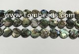 CSB4114 15.5 inches 14mm heart abalone shell beads wholesale