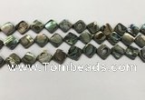 CSB4118 15.5 inches 8*8mm diamond abalone shell beads wholesale