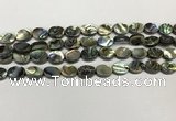 CSB4125 15.5 inches 8*10mm oval abalone shell beads wholesale