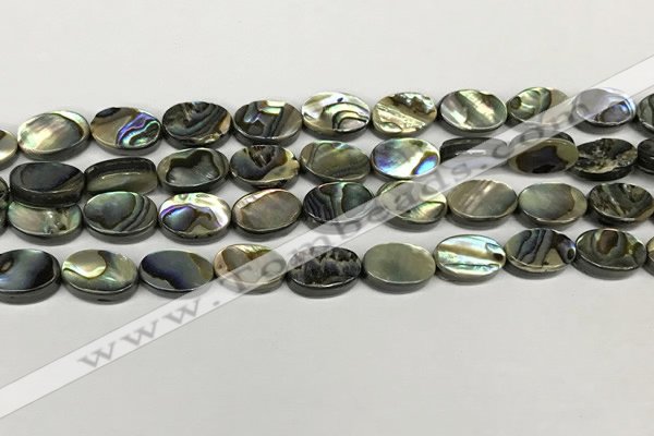 CSB4126 15.5 inches 8*12mm oval abalone shell beads wholesale