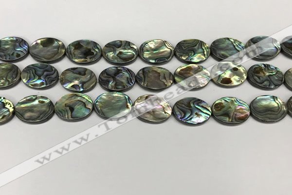 CSB4128 15.5 inches 12*16mm oval abalone shell beads wholesale