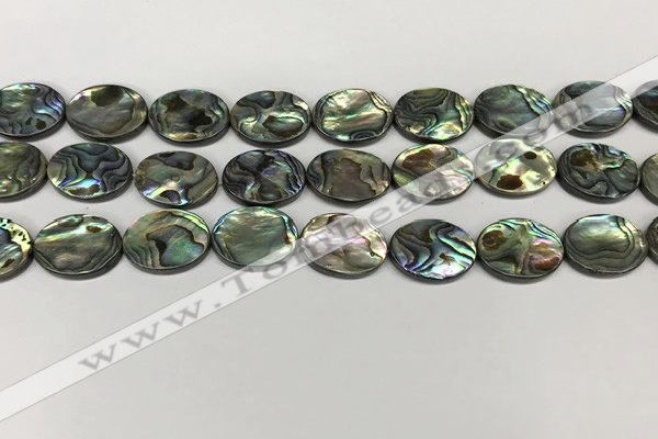 CSB4128 15.5 inches 12*16mm oval abalone shell beads wholesale