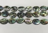 CSB4132 15.5 inches 18*25mm oval abalone shell beads wholesale