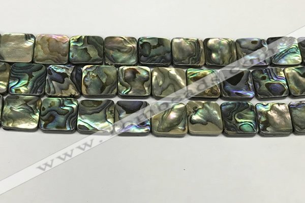 CSB4148 15.5 inches 18*18mm square abalone shell beads wholesale