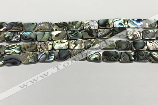 CSB4152 15.5 inches 8*12mm rectangle abalone shell beads wholesale