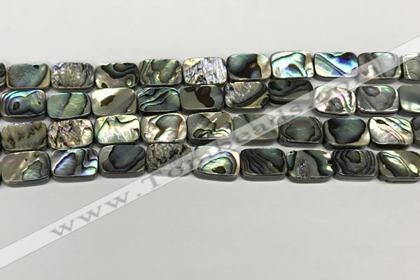 CSB4153 15.5 inches 10*14mm rectangle abalone shell beads wholesale