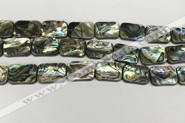 CSB4156 15.5 inches 15*20mm rectangle abalone shell beads wholesale