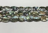 CSB4164 15.5 inches 18*25mm flat drum abalone shell beads wholesale