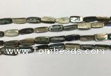 CSB4176 15.5 inches 8*16mm trihedron abalone shell beads wholesale