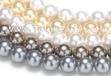 CSB50 16 inches 14mm round shell pearl beads Wholesale