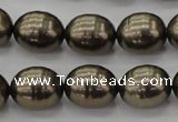 CSB585 15.5 inches 13*16mm whorl oval shell pearl beads