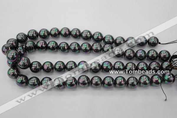 CSB626 15.5 inches 14mm whorl round shell pearl beads