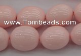 CSB676 15.5 inches 16*19mm oval shell pearl beads