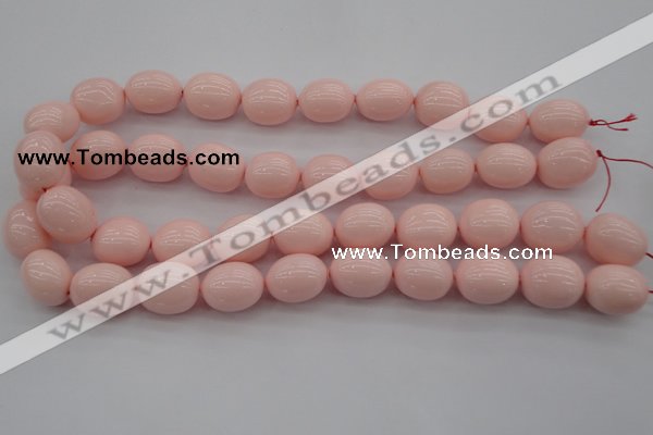 CSB676 15.5 inches 16*19mm oval shell pearl beads