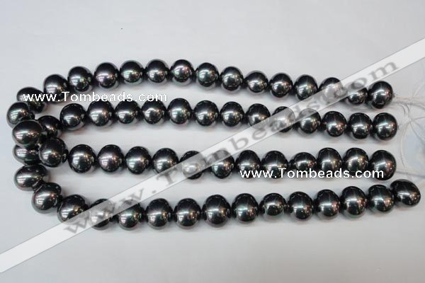 CSB816 15.5 inches 13*15mm oval shell pearl beads wholesale