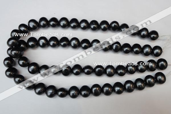 CSB818 15.5 inches 13*15mm oval shell pearl beads wholesale