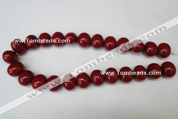 CSB835 15.5 inches 16*19mm oval shell pearl beads wholesale