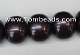 CSB839 15.5 inches 16*19mm oval shell pearl beads wholesale