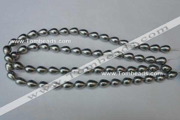 CSB860 15.5 inches 10*12mm teardrop shell pearl beads wholesale