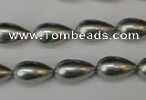 CSB865 15.5 inches 9*16mm teardrop shell pearl beads wholesale