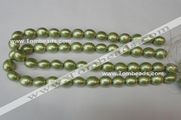CSB881 15.5 inches 13*15mm nuggets shell pearl beads wholesale