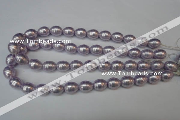 CSB888 15.5 inches 13*16mm whorl teardrop shell pearl beads wholesale