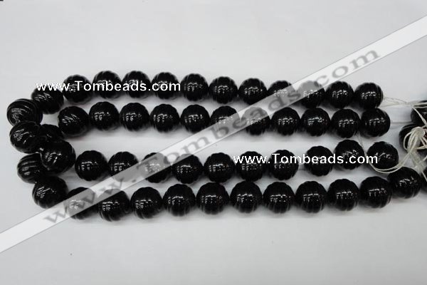 CSB897 15.5 inches 16mm whorl round shell pearl beads wholesale