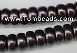 CSB902 15.5 inches 6*12mm rondelle shell pearl beads wholesale