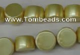 CSB948 15.5 inches 10*14mm drum shell pearl beads wholesale