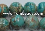 CSE03 15.5 inches 18mm round natural sea sediment jasper beads