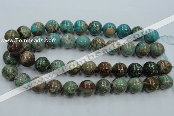 CSE03 15.5 inches 18mm round natural sea sediment jasper beads