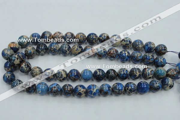 CSE213 15.5 inches 12mm round dyed natural sea sediment jasper beads