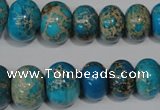 CSE302 15.5 inches 7*10mm – 15*20mm rondelle dyed sea sediment jasper beads