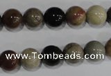 CSE5204 15.5 inches 12mm round sea sediment jasper beads wholesale