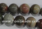CSE5206 15.5 inches 16mm round sea sediment jasper beads wholesale