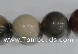 CSE5208 15.5 inches 20mm round sea sediment jasper beads wholesale