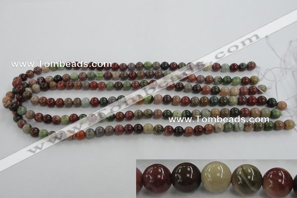 CSE5301 15.5 inches 6mm round sea sediment jasper beads wholesale