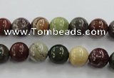 CSE5302 15.5 inches 8mm round sea sediment jasper beads wholesale