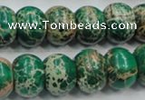 CSE61 15.5 inches 12*16mm rondelle dyed natural sea sediment jasper beads